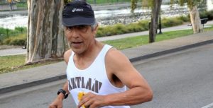 Frank Meza American Retired Physician and Marathon Runner
