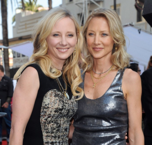Anne Heche with her sister Abigail Heche
