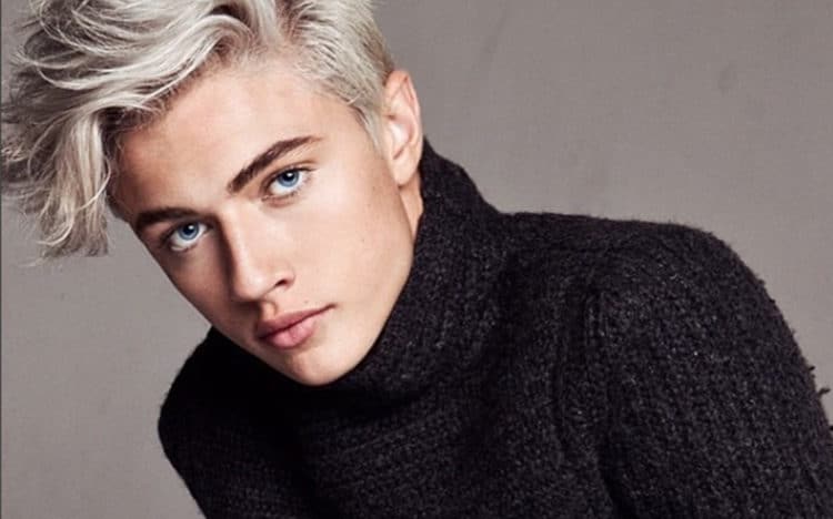 1. Lucky Blue Smith's Signature Platinum Hair Color - wide 1
