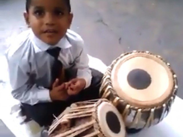 Young Boy shocks netizens with his stunning tabla abilities