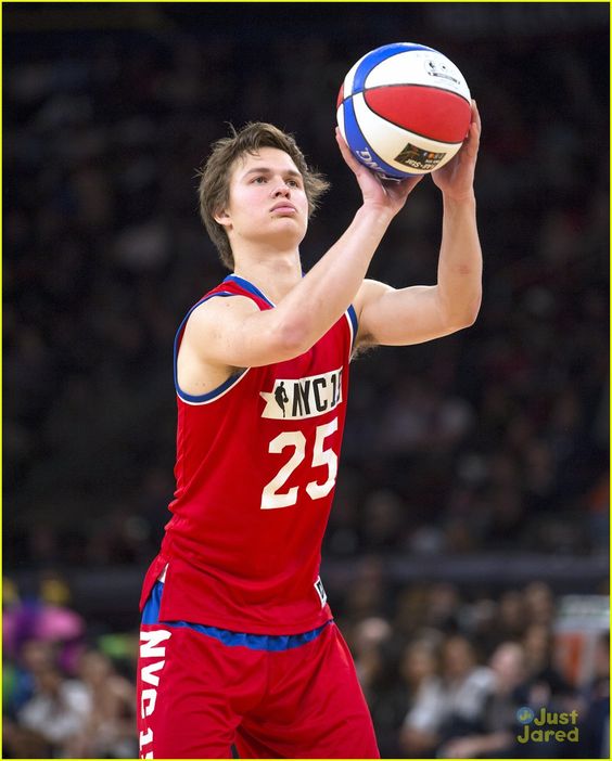 Ansel playing Basketball