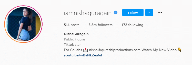 Nisha Guragain Instagram