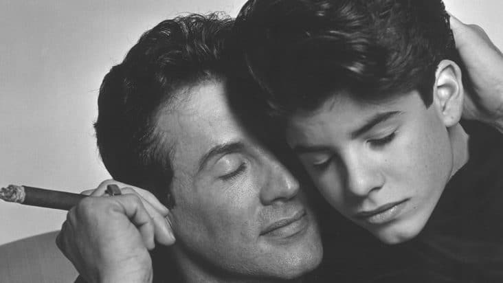 Seargeoh Stallone With Father